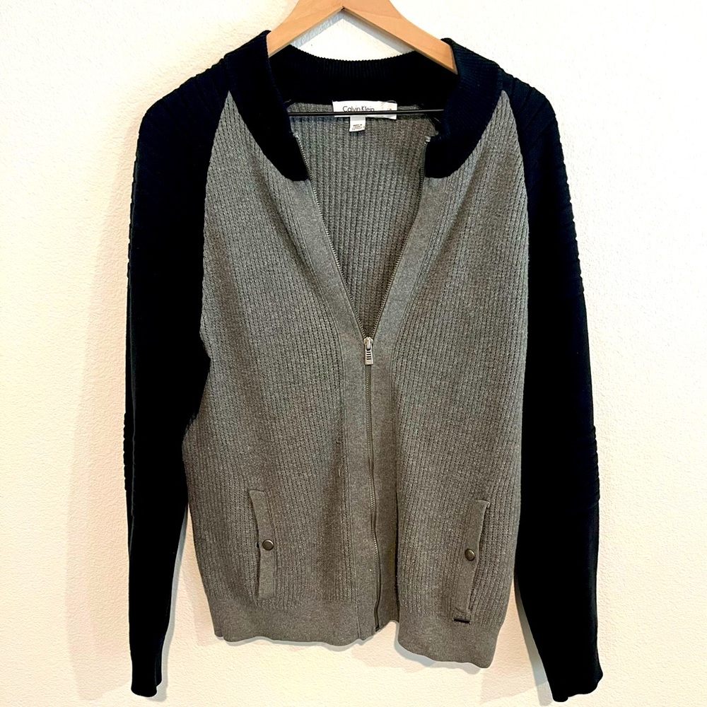 Calvin Klein Zip Up Cardigan
